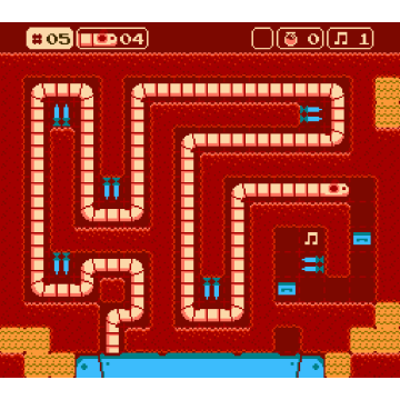 Tapeworm Disco Puzzle (NES)