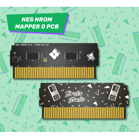 NES NROM (mapper 0) PCB