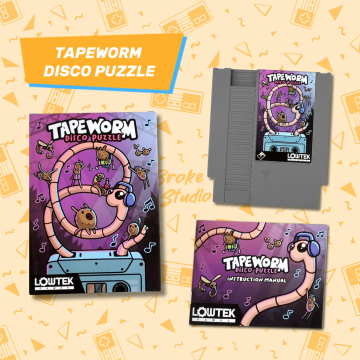 Tapeworm Disco Puzzle (NES)